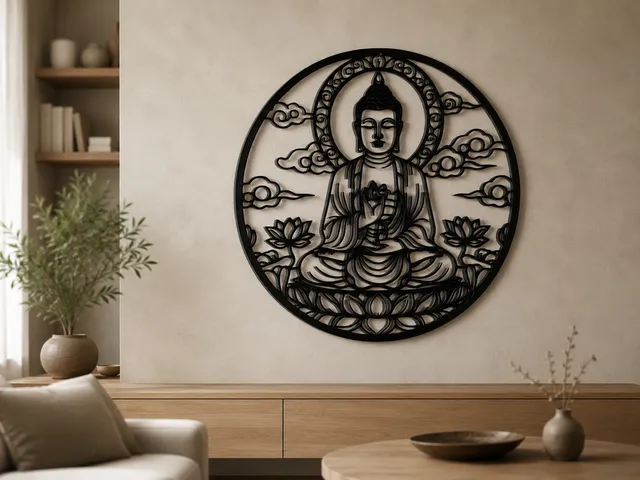 Buddha Wall Art v.5 – Ornamental Zen Wall Decorati
