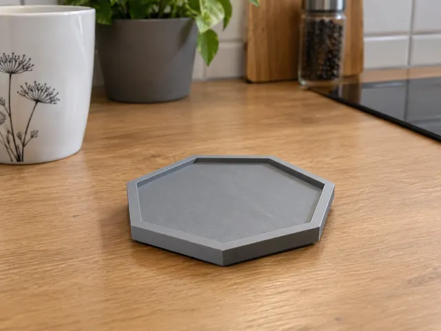 Low Poly Saucer – 3D Printable Decorative Dish