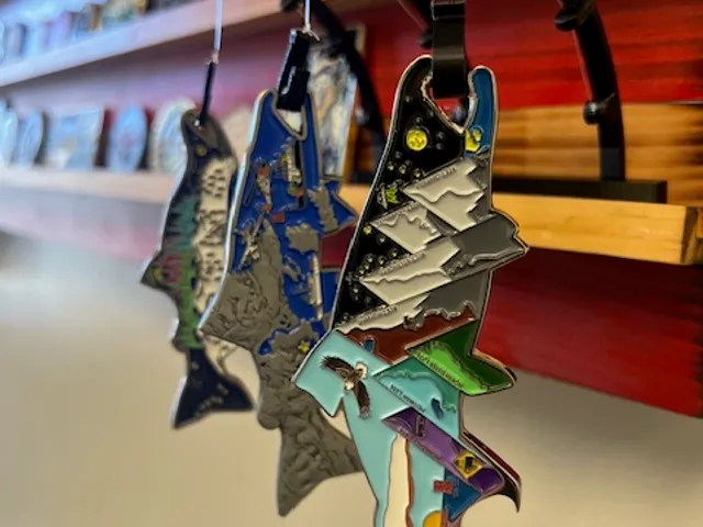 Rife's Fishing Rod Challenge Coin Display