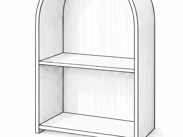 Curved corner panel