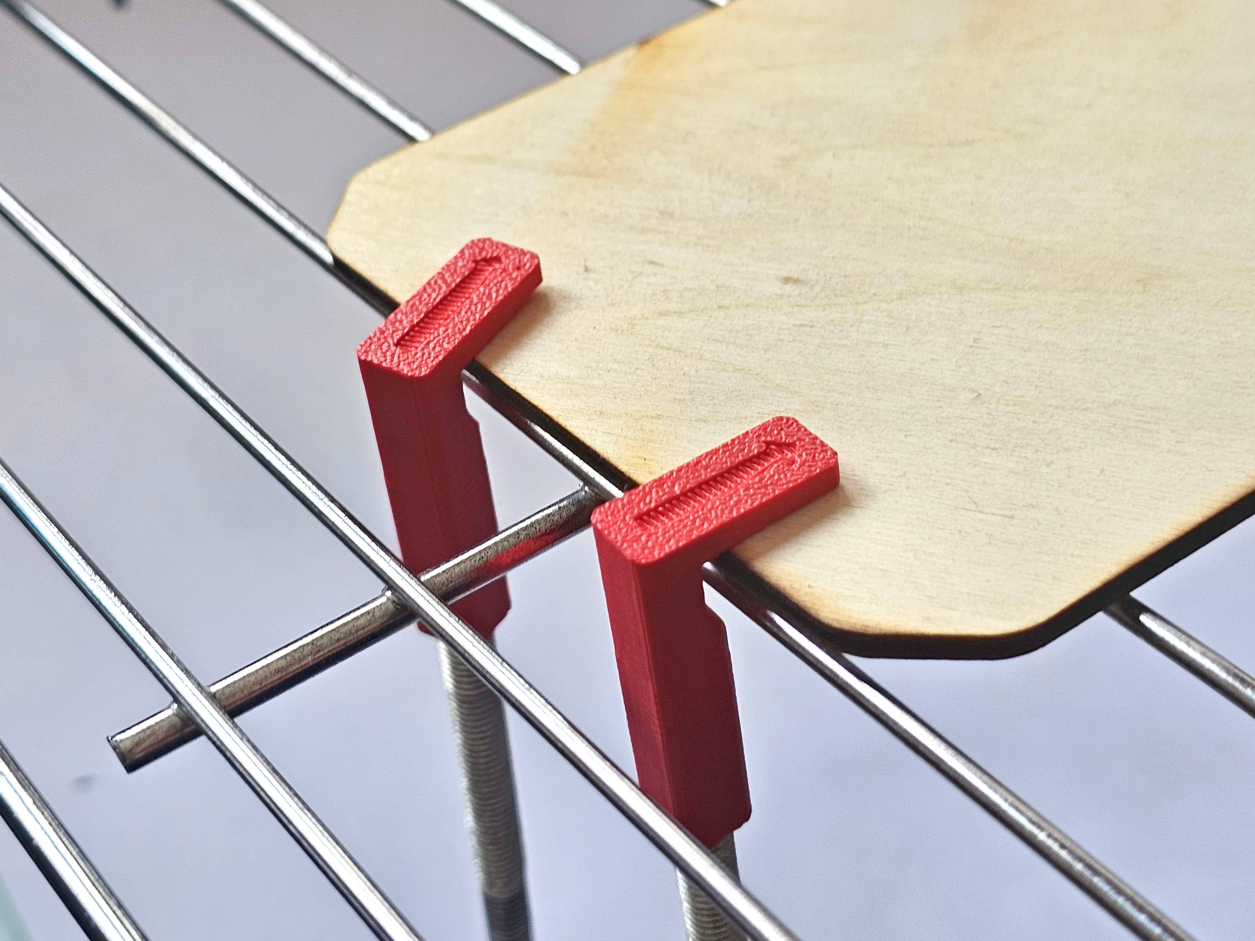Lasercutting Weighted Workpiece Holder