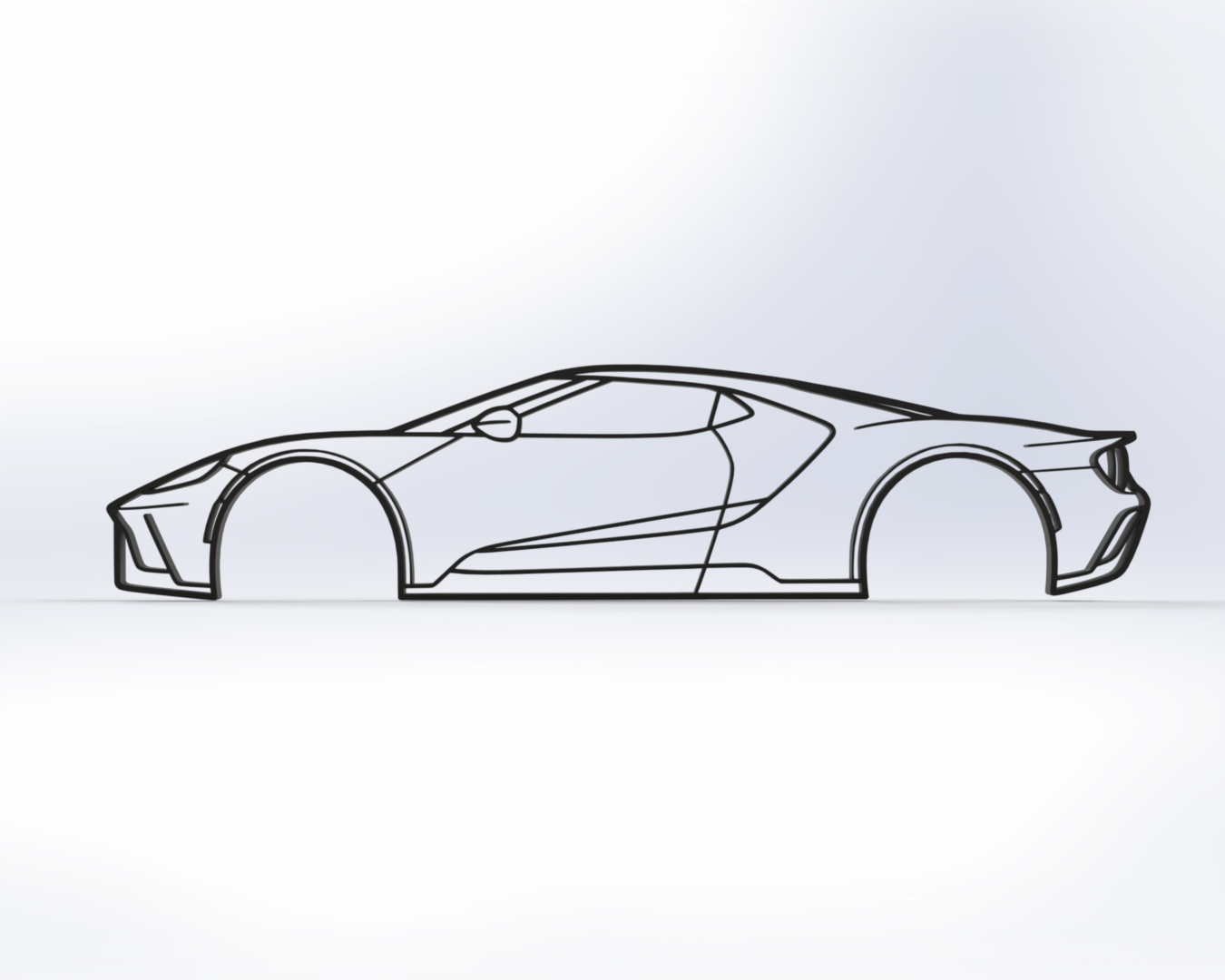Ford GT 2D Art