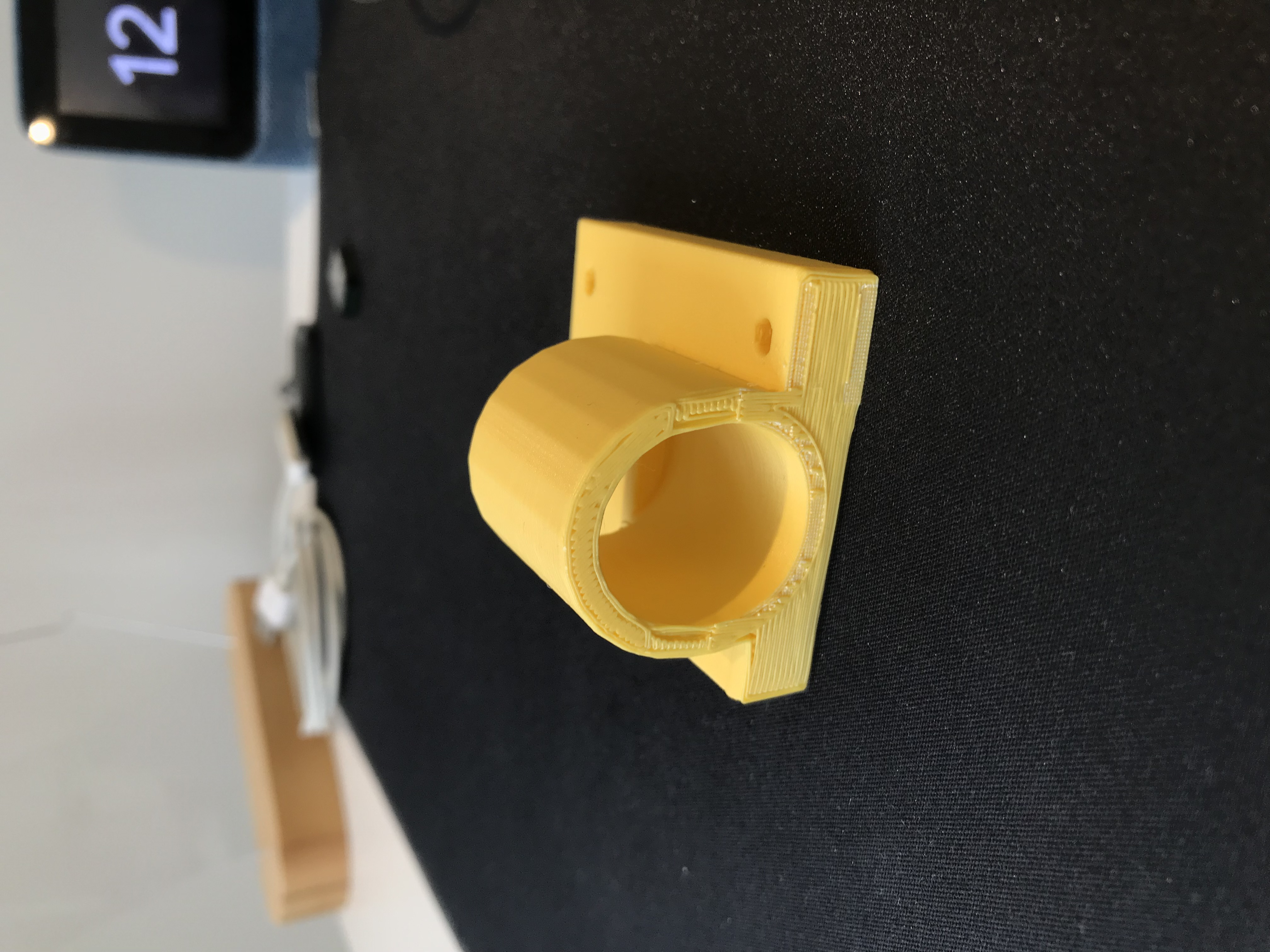 Motor holder with holes for nails