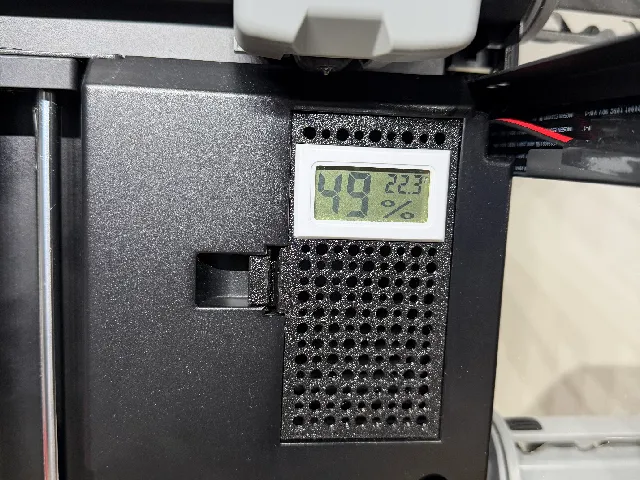 FlashForge AD5X Filter Cover Conversion for RECTANGULAR Temperature/Humidity Sensor