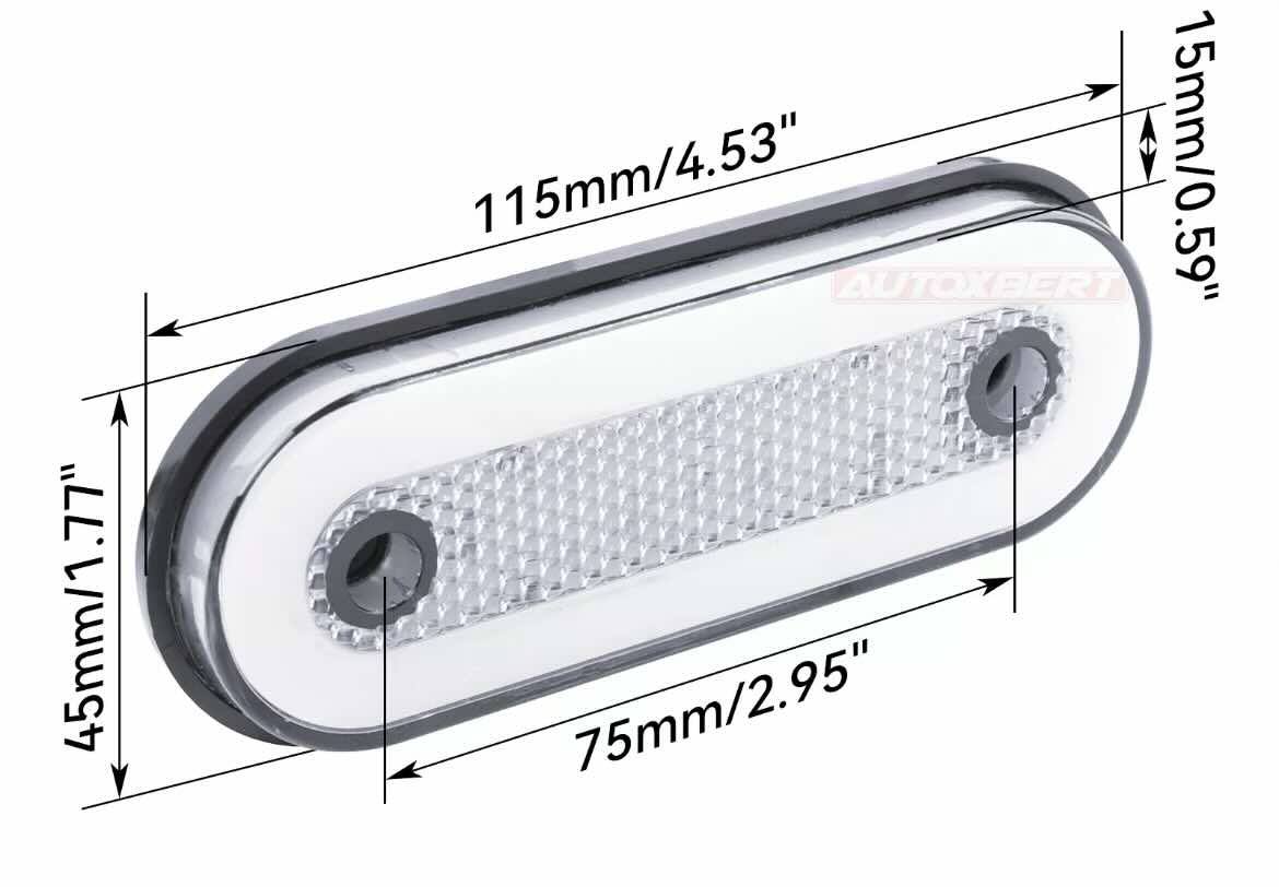 Ifor Williams Trailer Side Marker Brackets