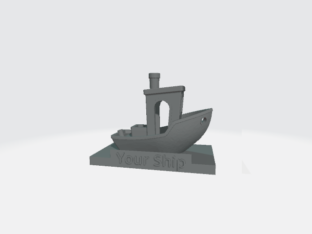 Benchy with stand
