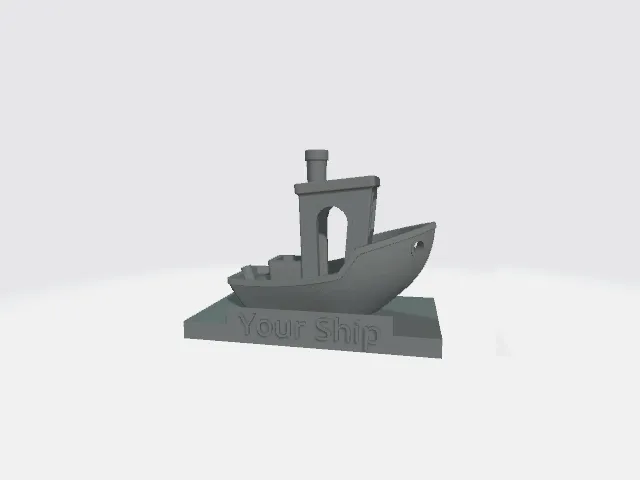 Benchy with stand
