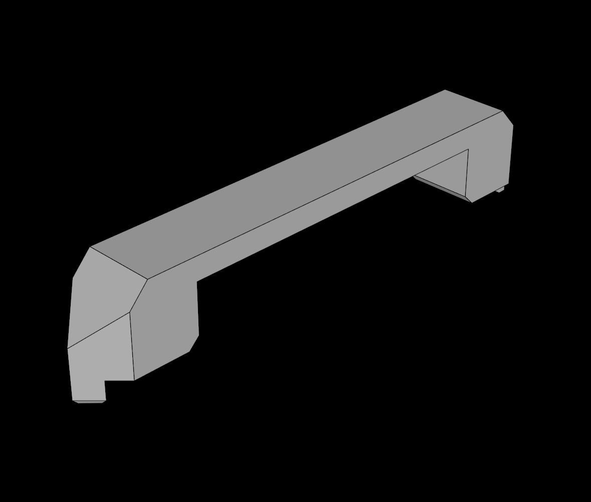 Lego Compatible (2682.dat) Monorail Motor Switch