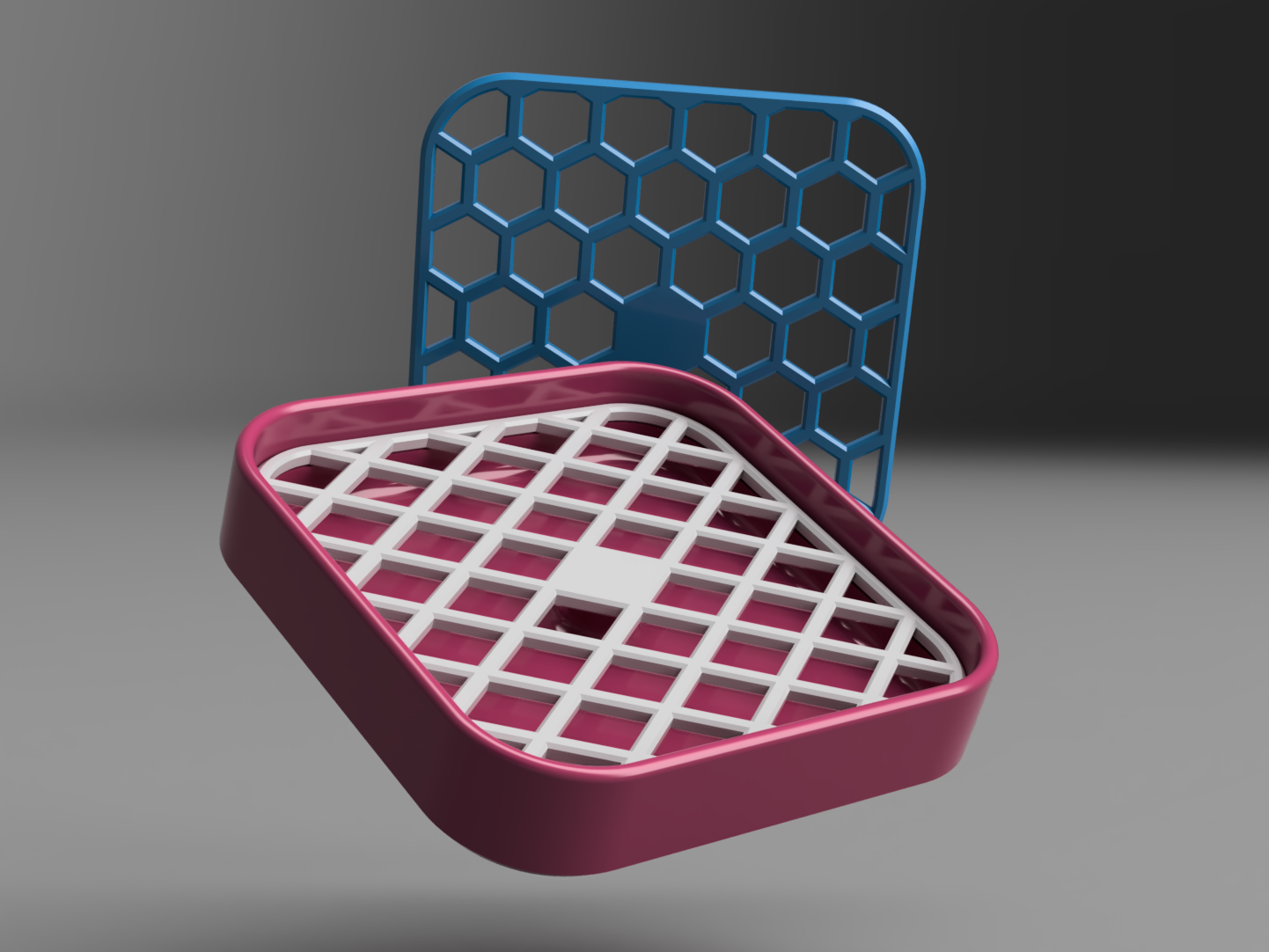 Square Drainer, Drip tray