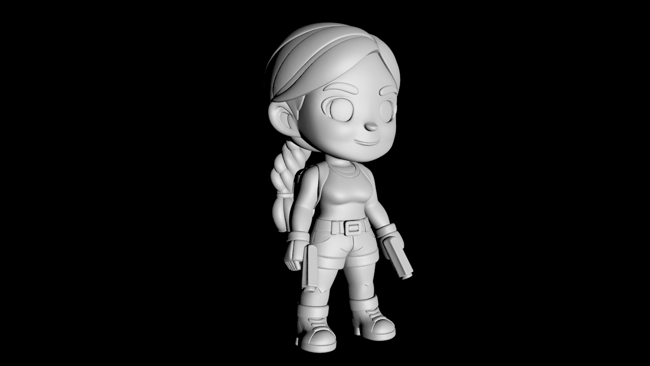 Chibi Lara Croft