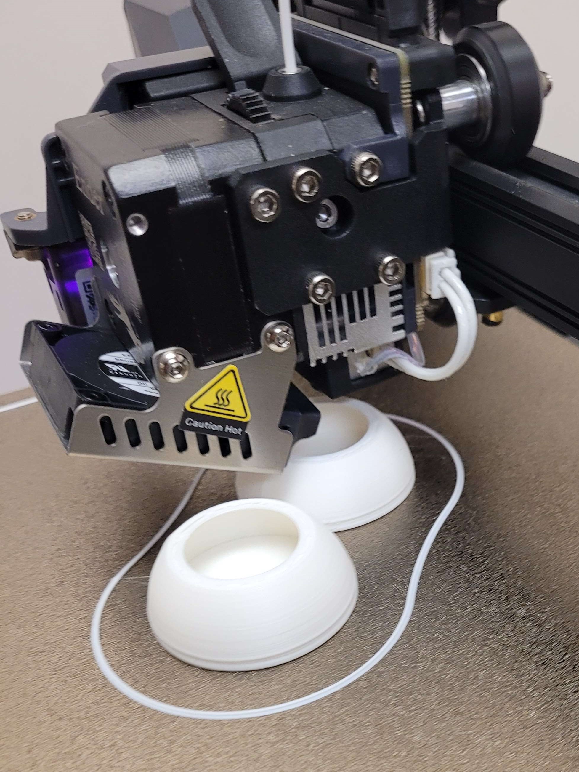 15-105mm hollow hemispheres w/ ~2.5mm thick walls