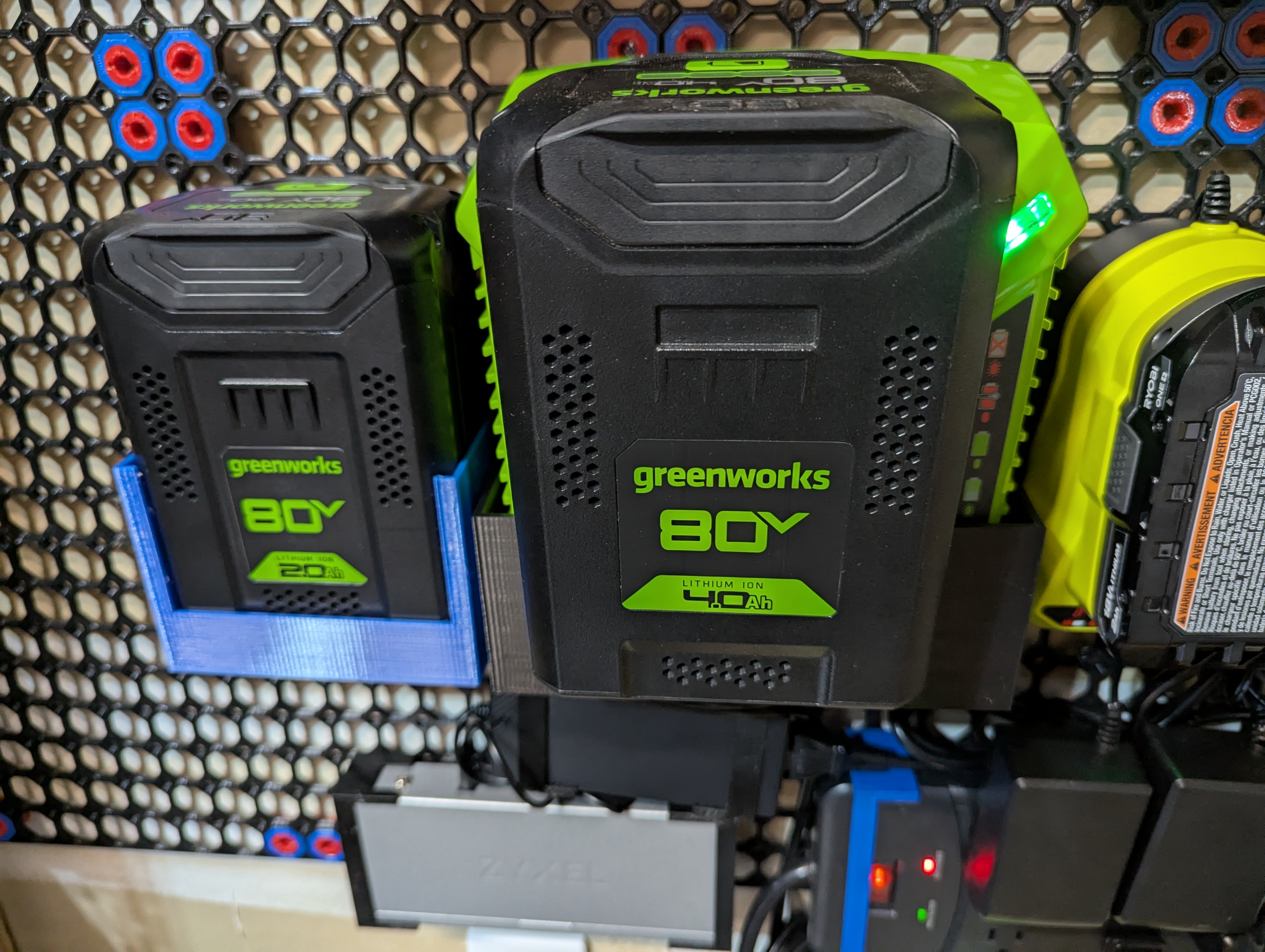 Greenworks 80V Battery Charger Mount for Multiboard