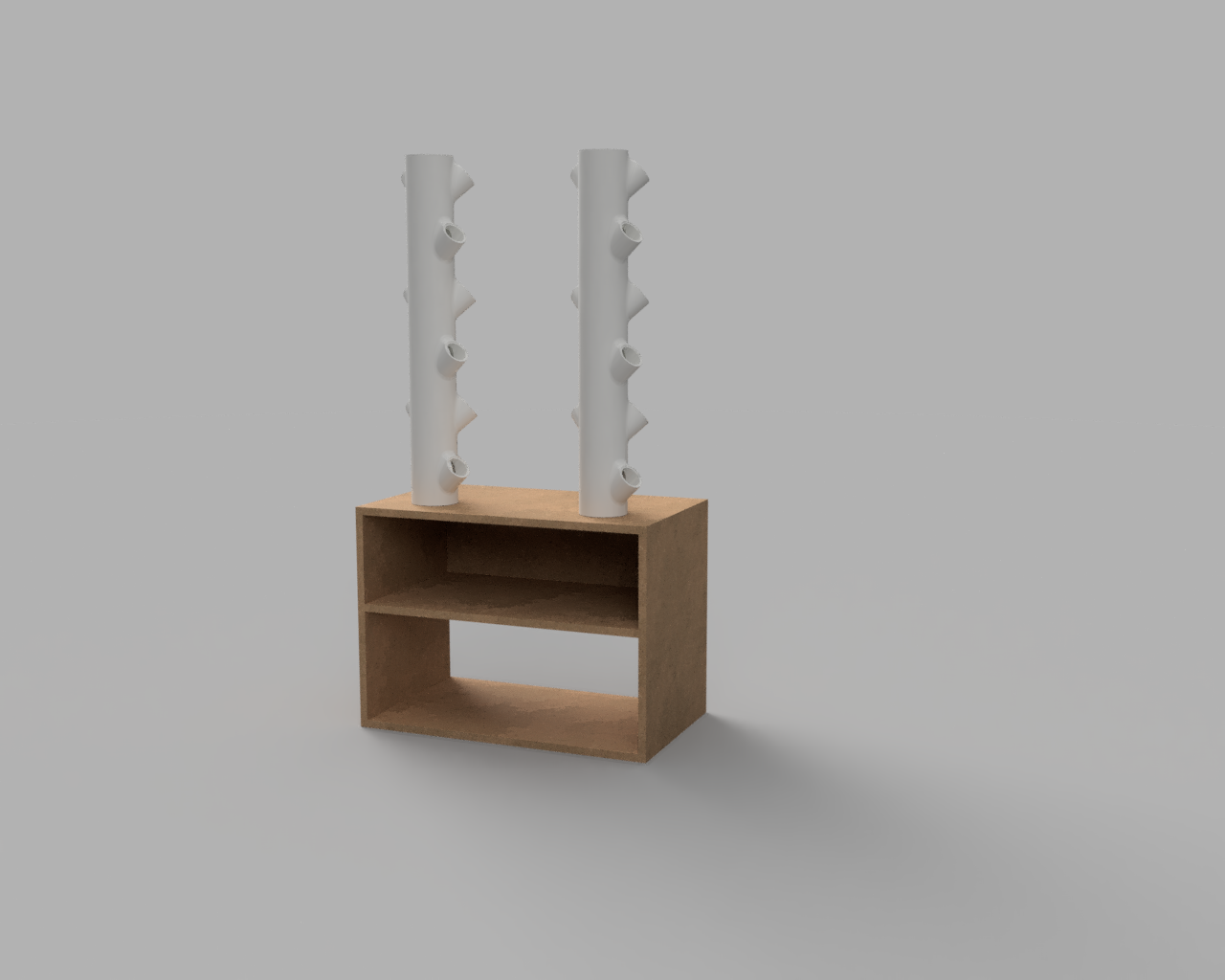 Miniatura 8 do modelo 3D smart modular hydroponic tower