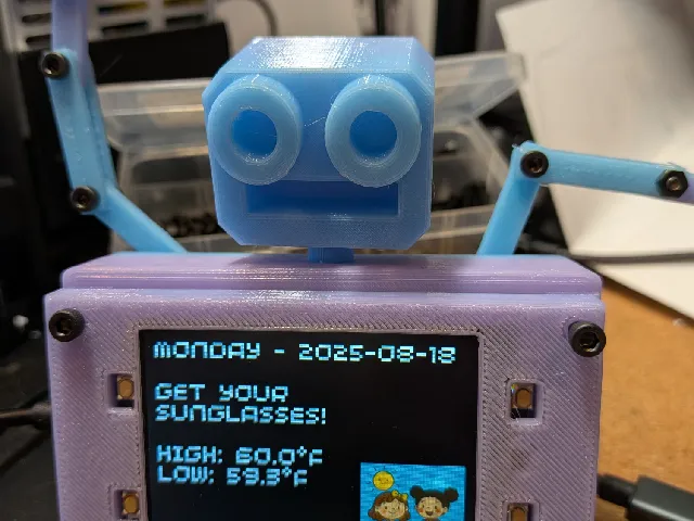 Pimoroni Pico Display 2.8 Robot Case