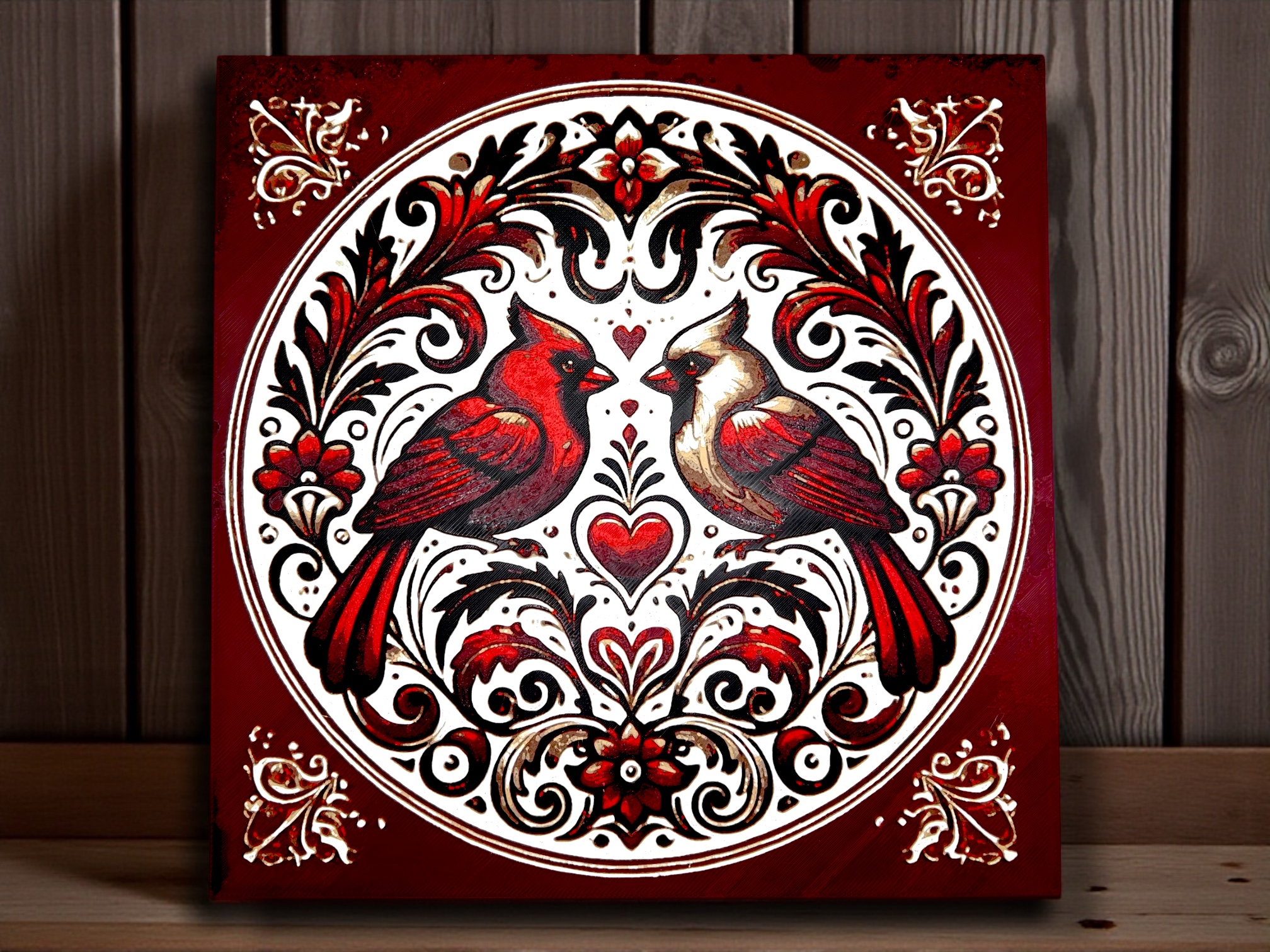 Cardinals of Devotion - Hueforge