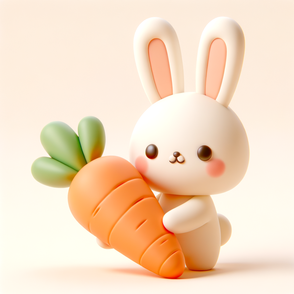 Rabbit with carrot