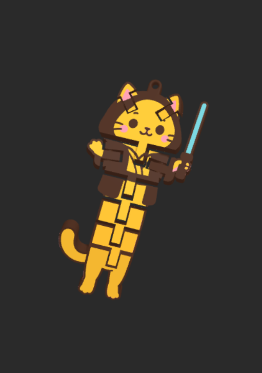 kitty one kenobi FLAT version