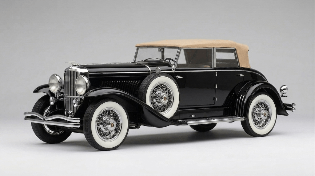 Vintage Cars - 1929 Duesenberg Model J convertible coupe