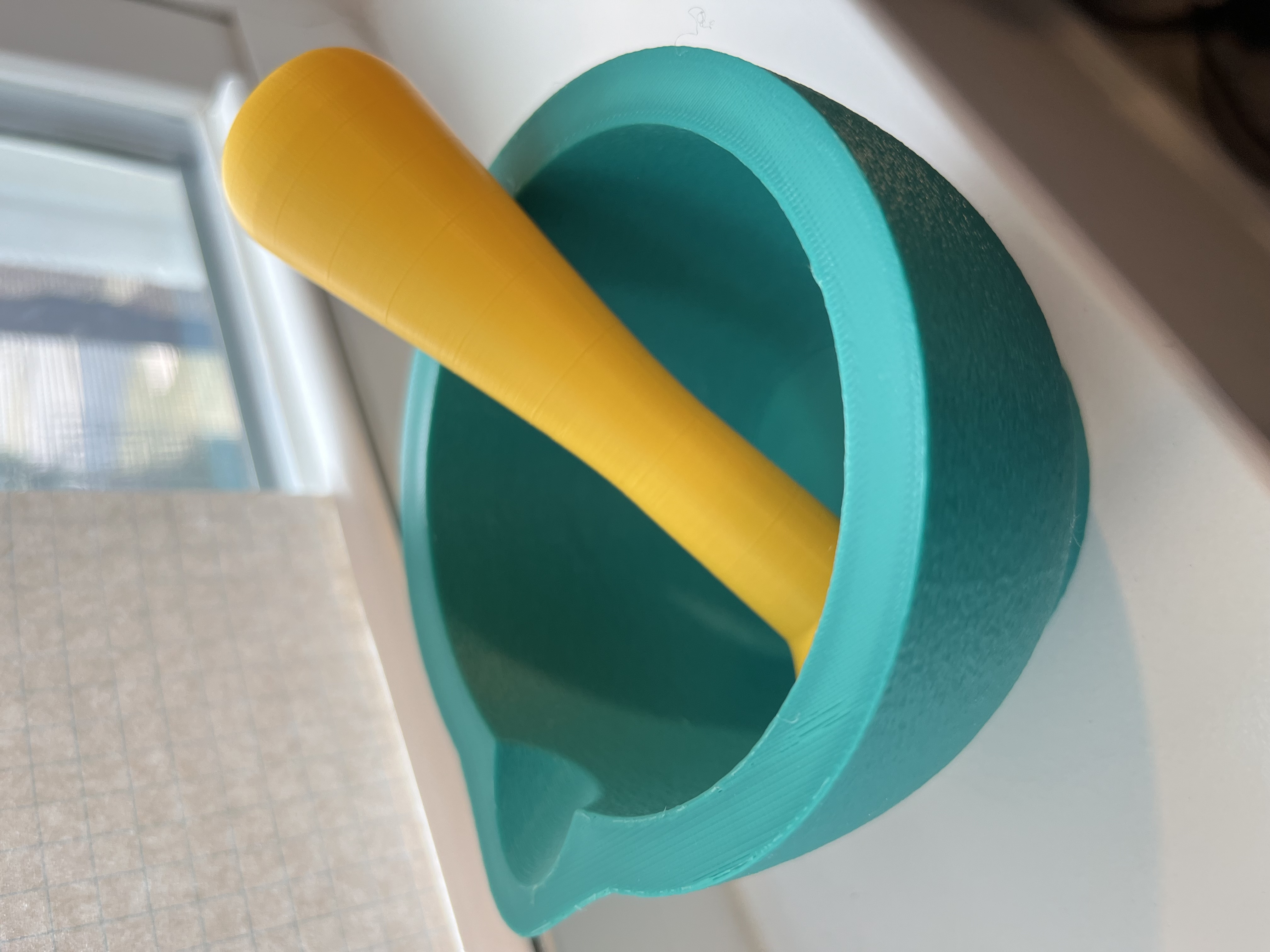 Mortar and Pestle | 3D Printed | Ergonomic Design