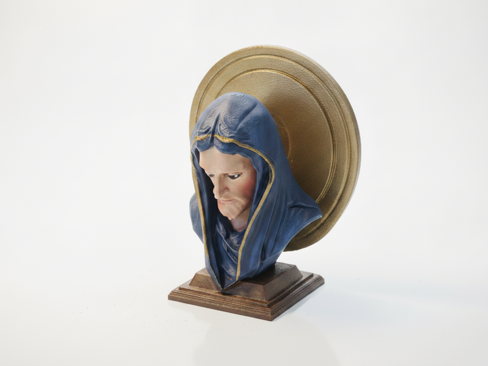 Jesus Bust Religious Sculpture 3D Printable