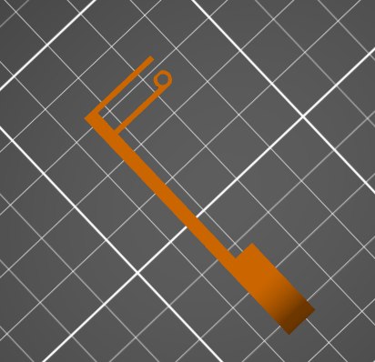 Miniatura 5 do modelo 3D Science Beaker Thermometer Holder