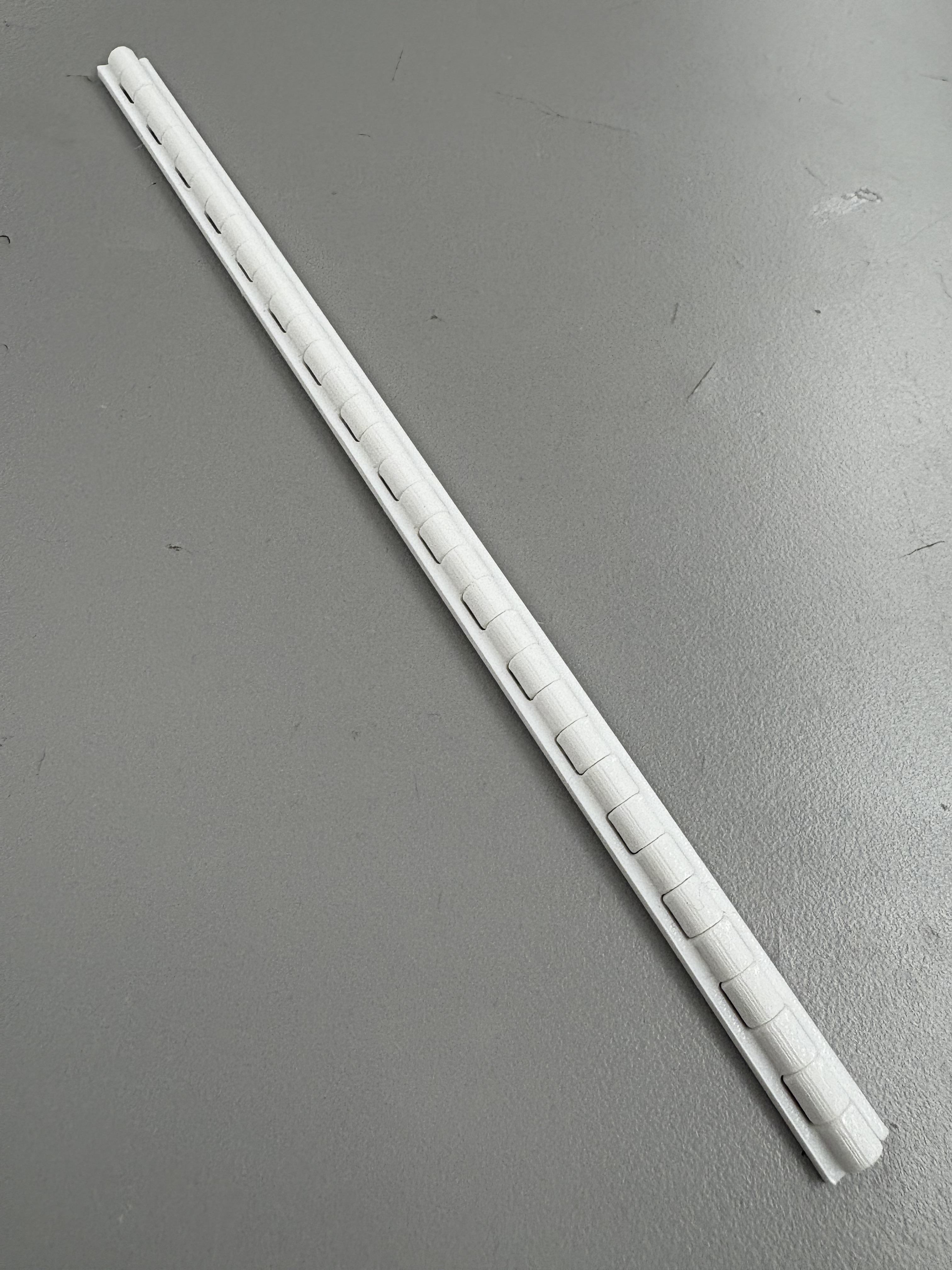 Functional piano hinge