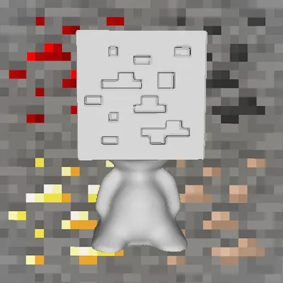 Minecraft ore gogo (custom modelled gogos crazy bones)