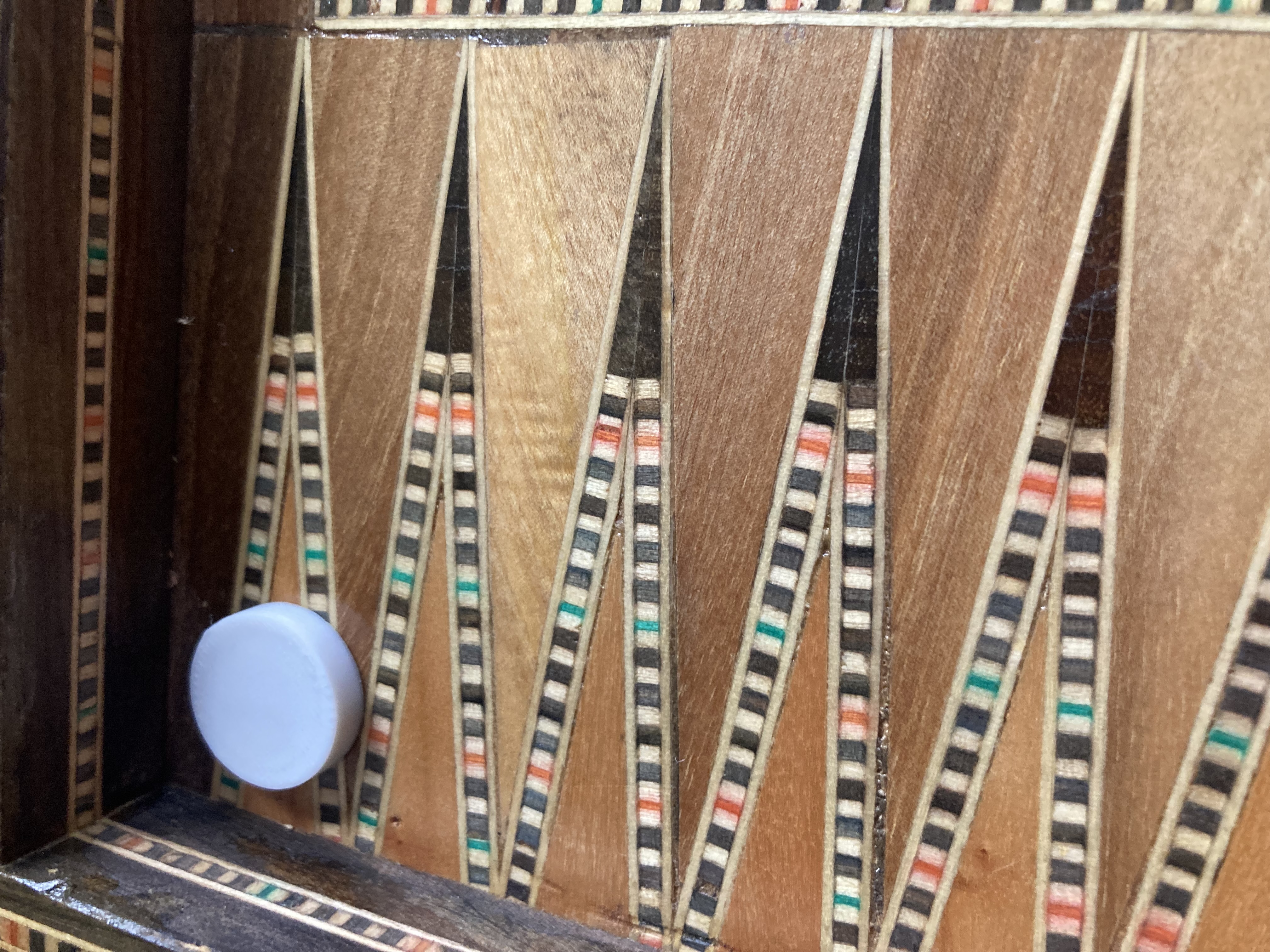 Miniatura 2 do modelo 3D Backgammon piece