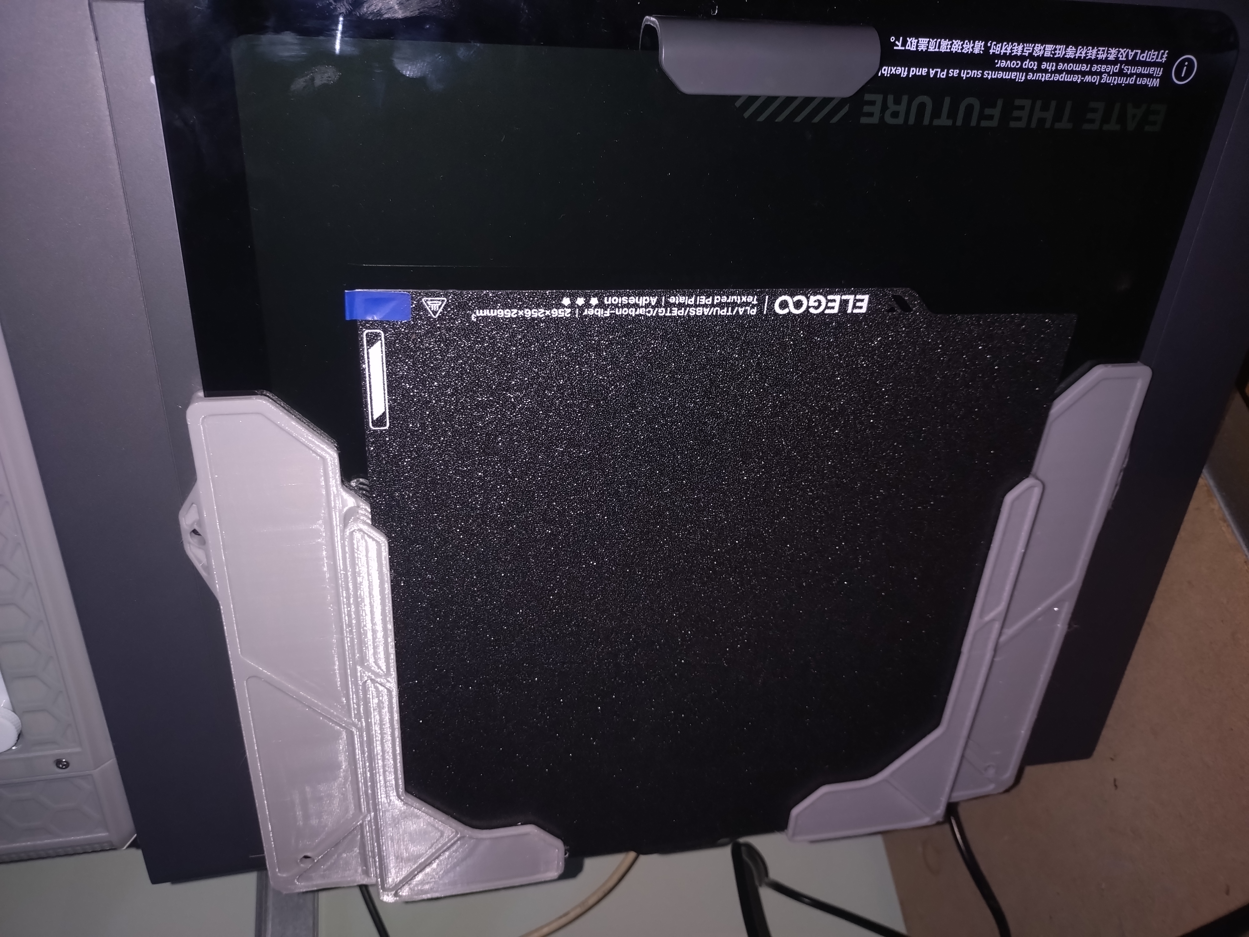 Elegoo Centauri Carbon side mounted glass top and bed holder remix