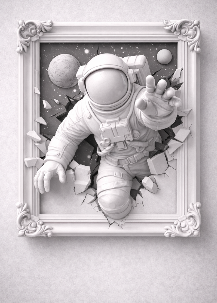 Astronaut 3d Picture