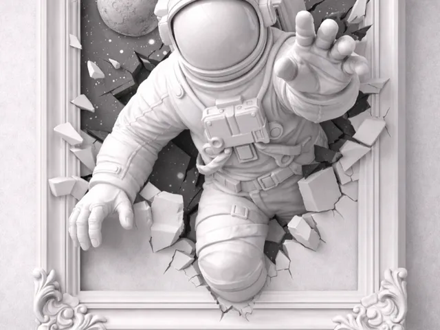 Astronaut 3d Picture