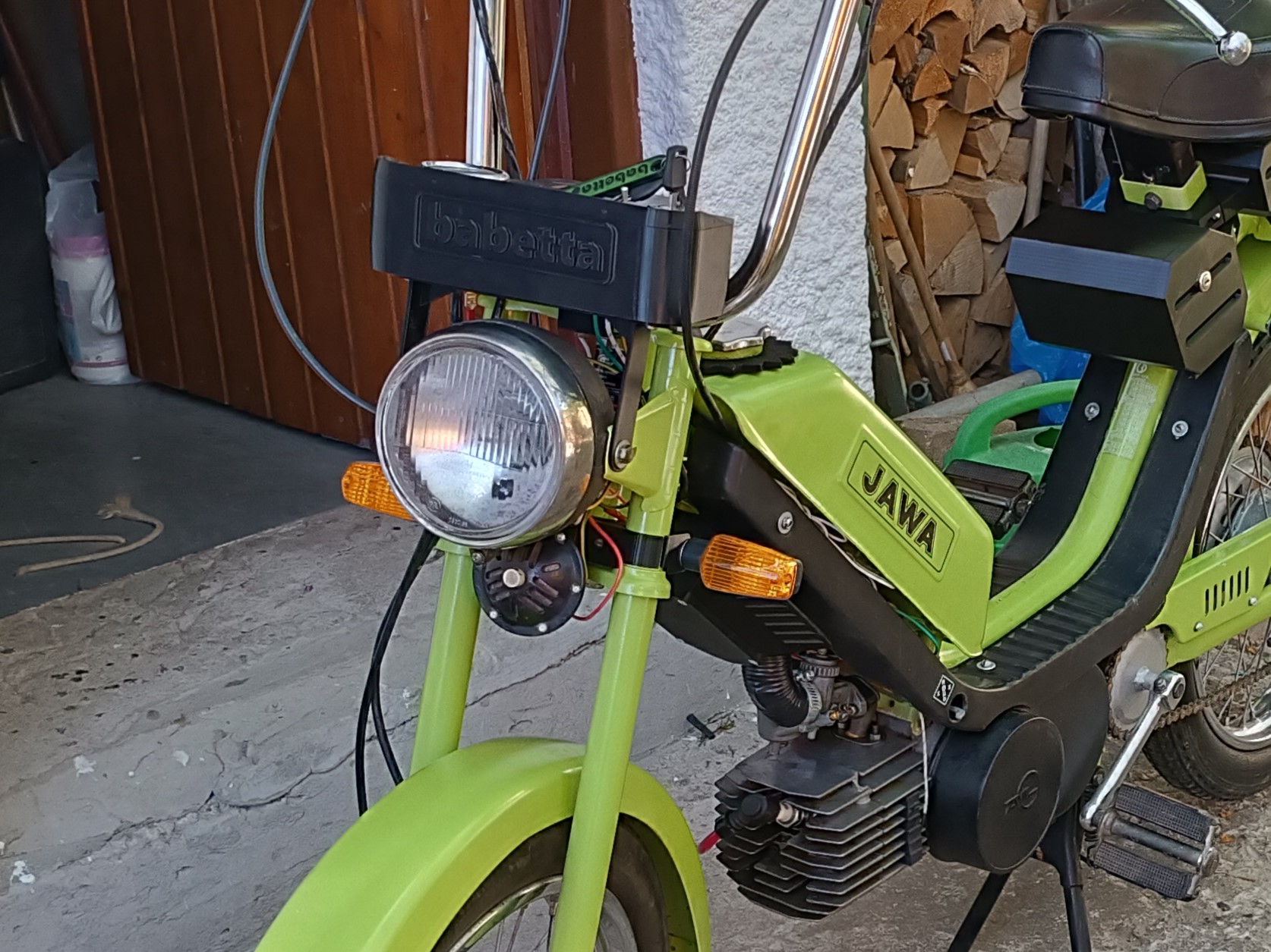 Babetta 210 držiak smeroviek