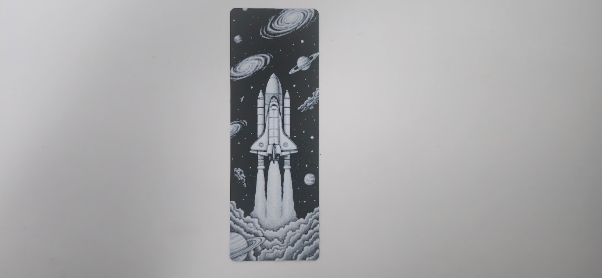Steampunk Cosmic Explorer Spaceship Bookmark
