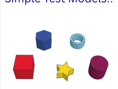 Basic shapes test prnts