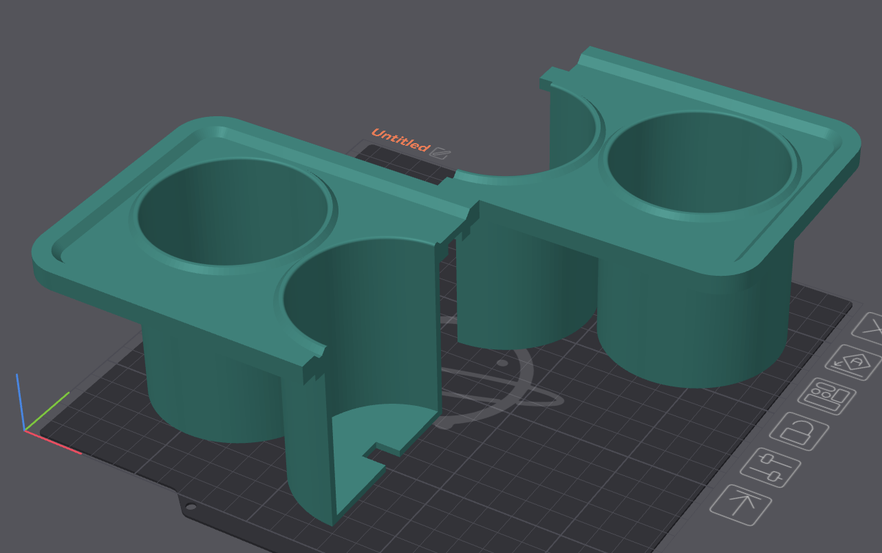 Couch Console 3 Can Holder