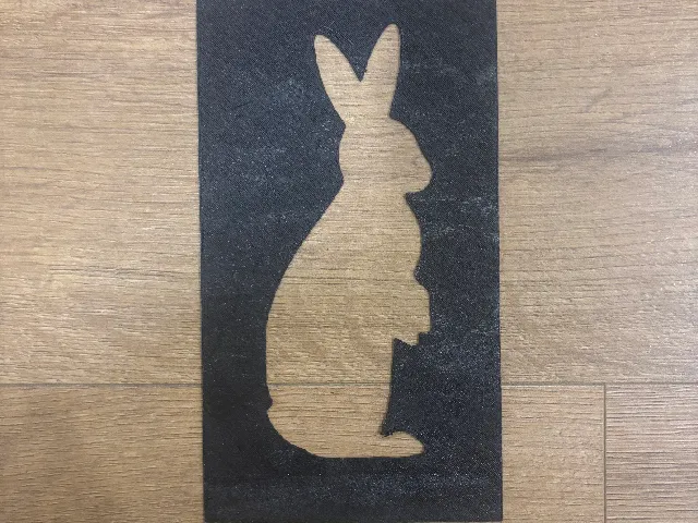bunny stencil