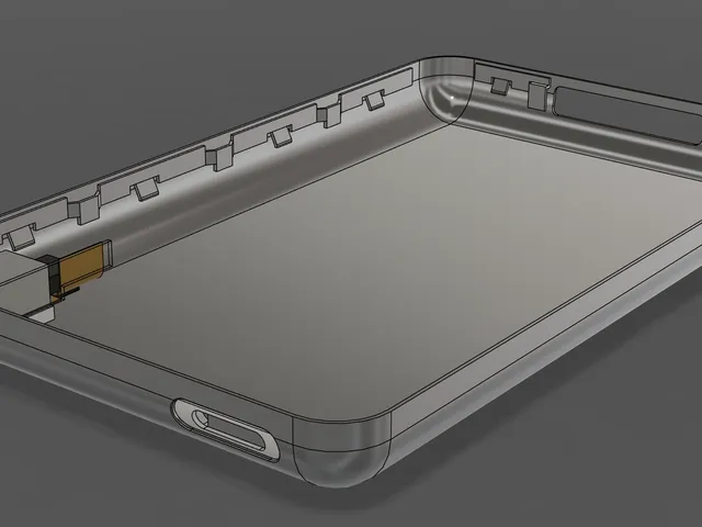 5th Gen Ipod Classic/Video Thin Back plate Reference CAD Model