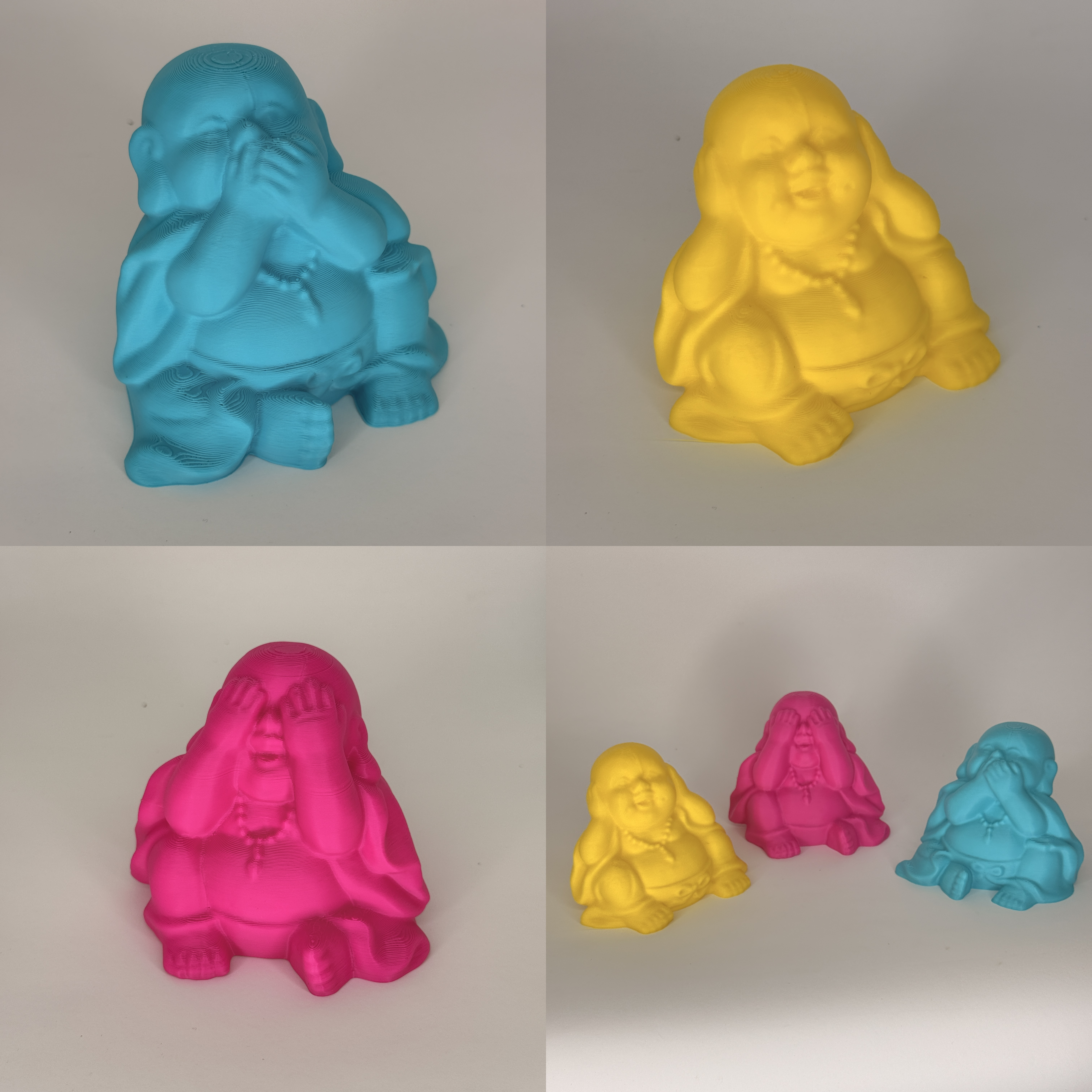 Three wise Buddhas