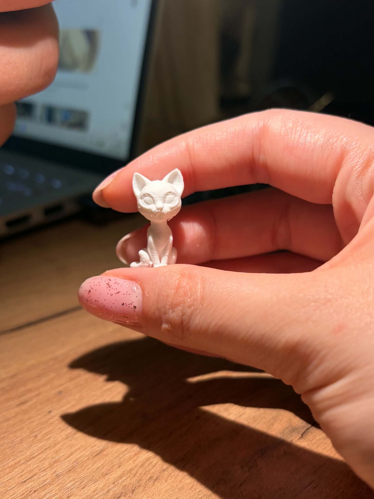 Miniatura 4 do modelo 3D Mini Siamese Cat – Cute Tiny Figure