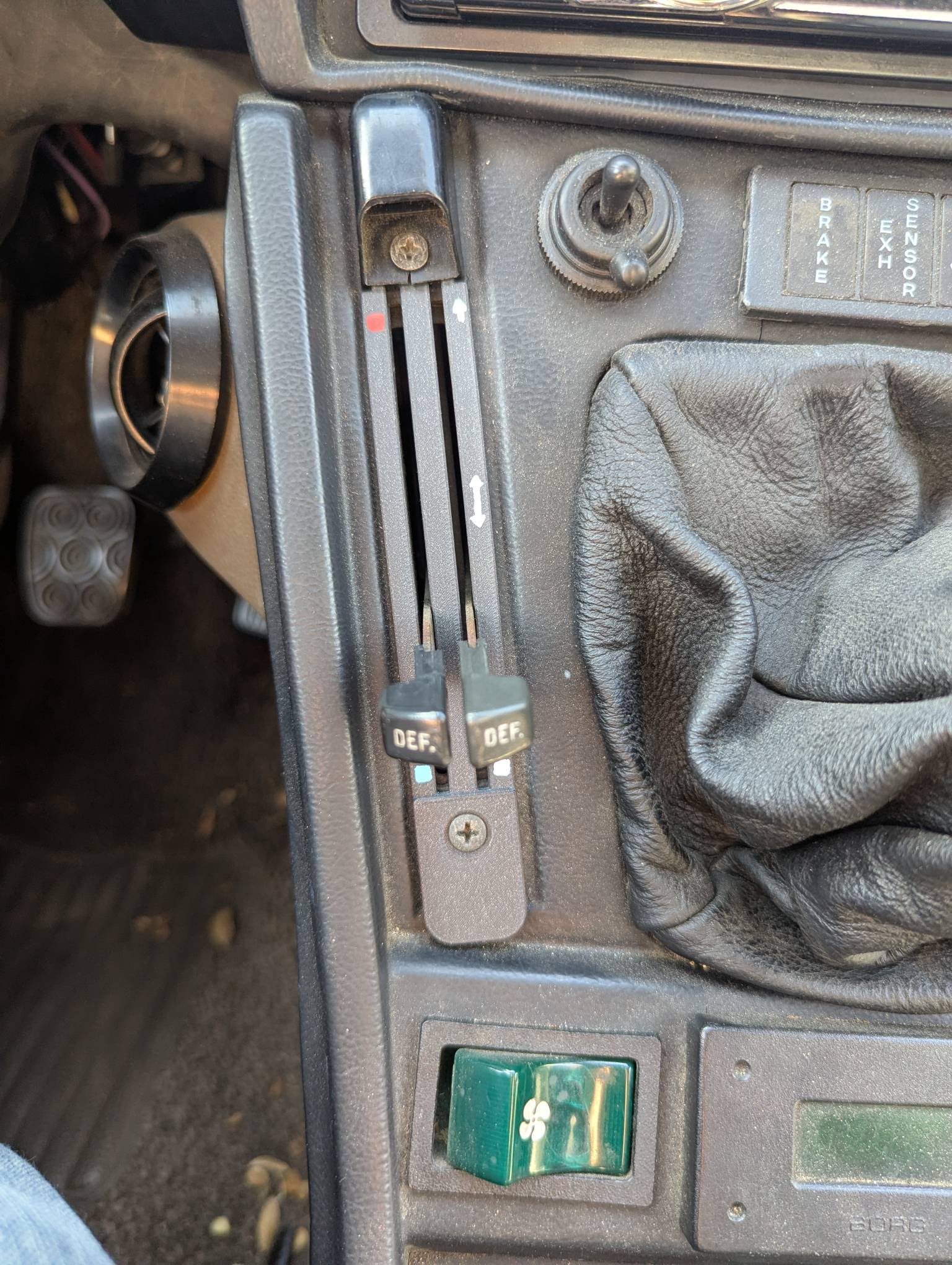 Alfa Romeo Spider Heater Switch Cover