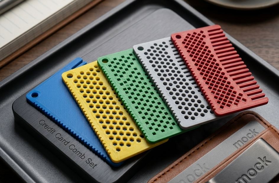 Credit Card Comb Set
