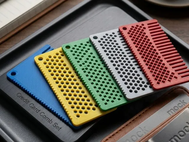 Credit Card Comb Set
