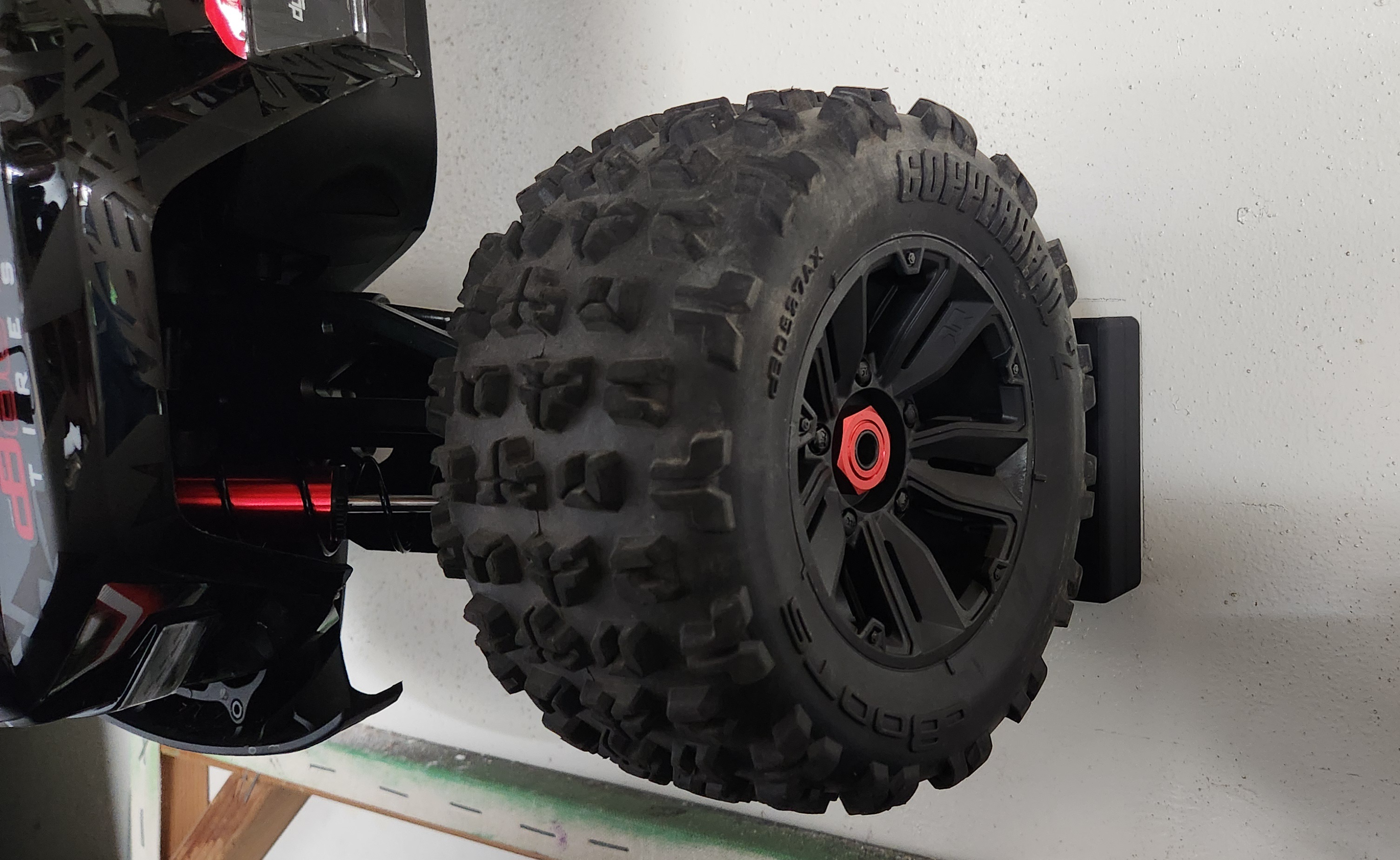 Arrma Kraton Wall Hanger Wheel Riser 3D model