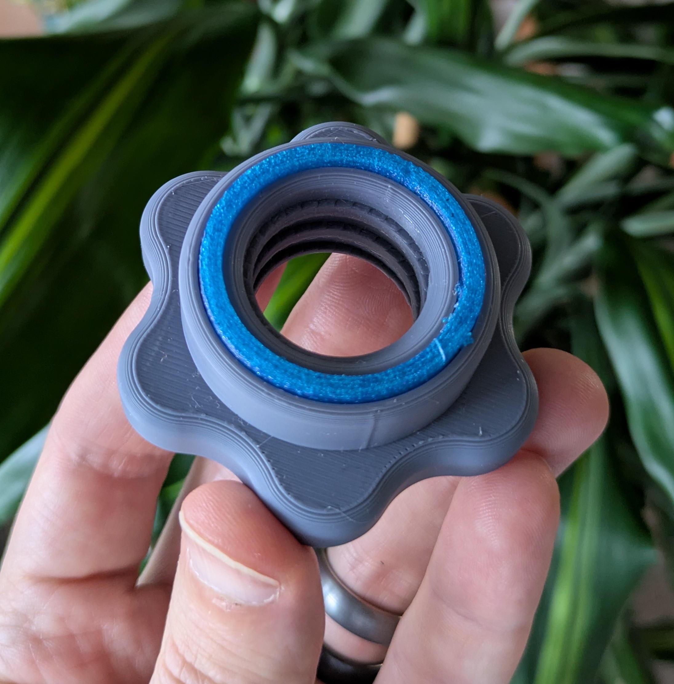 Dumbbell Nut with Ring