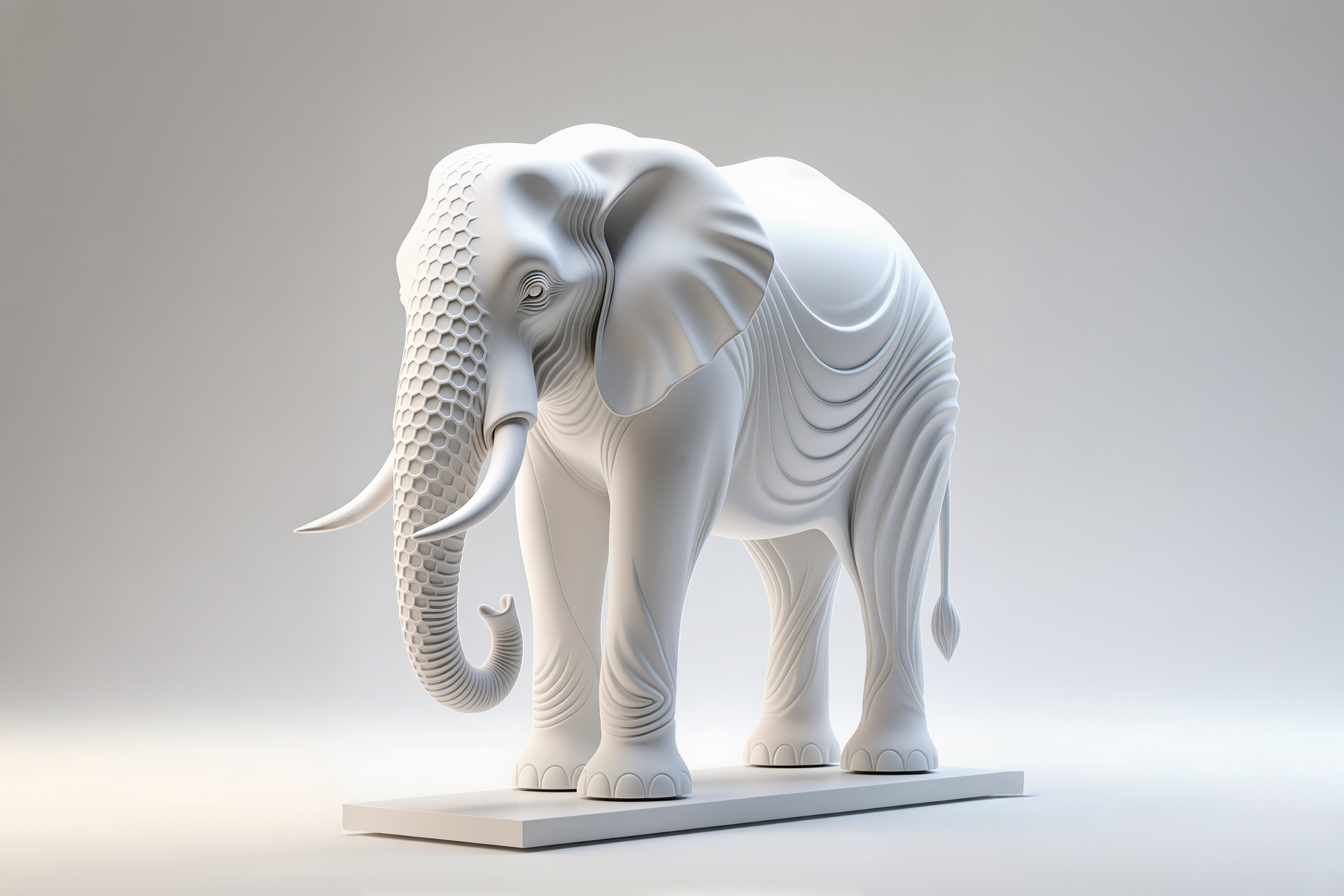 Elefant Hexa, Sculpture