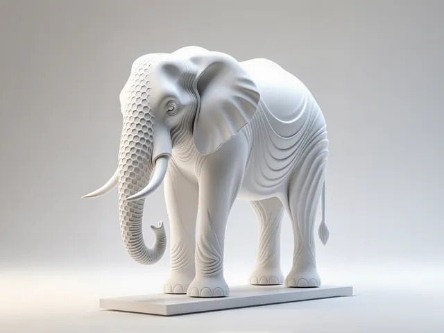 Elefant Hexa, Sculpture