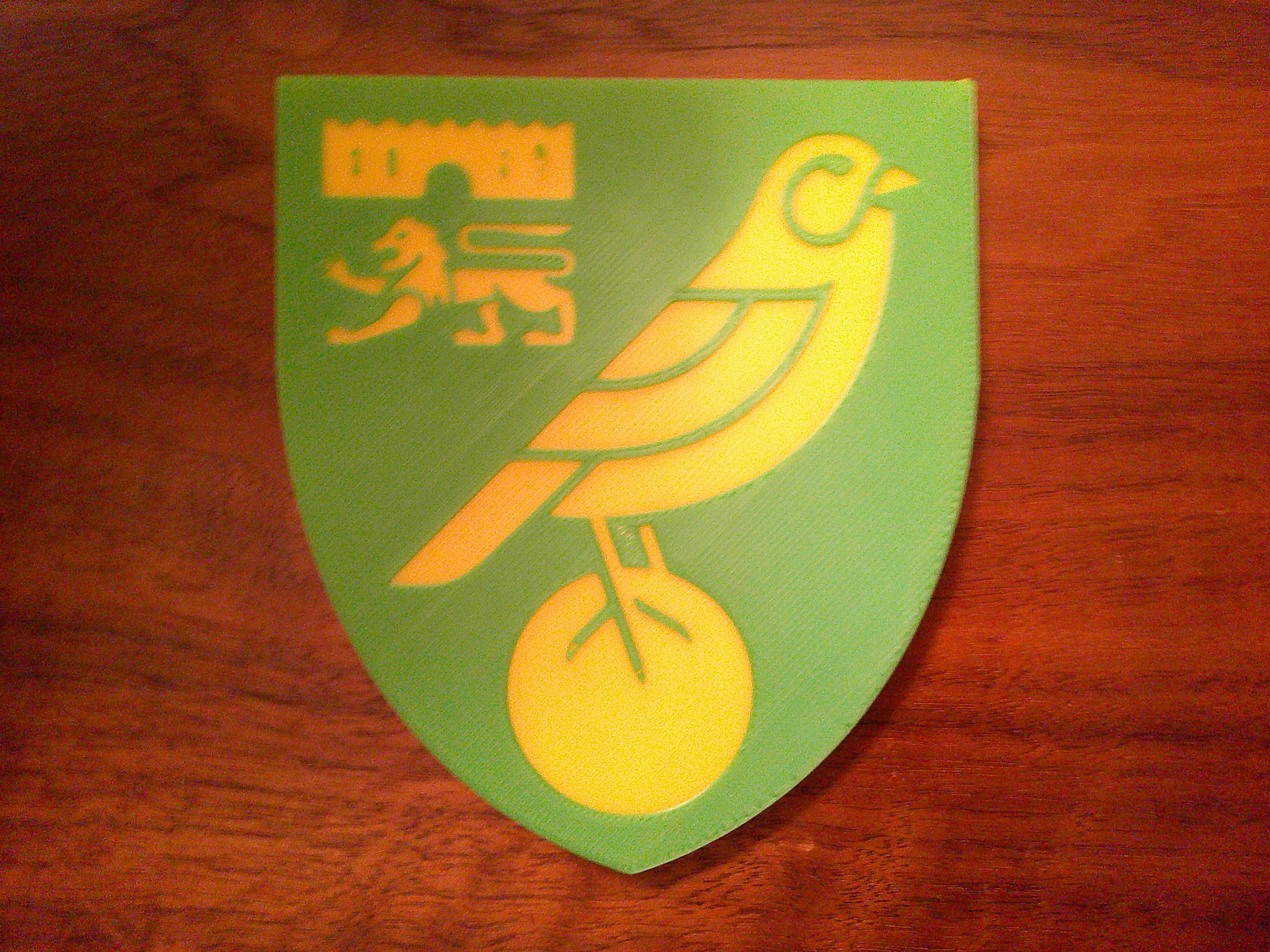 Norwich City F.C Logo Coaster or Plaque