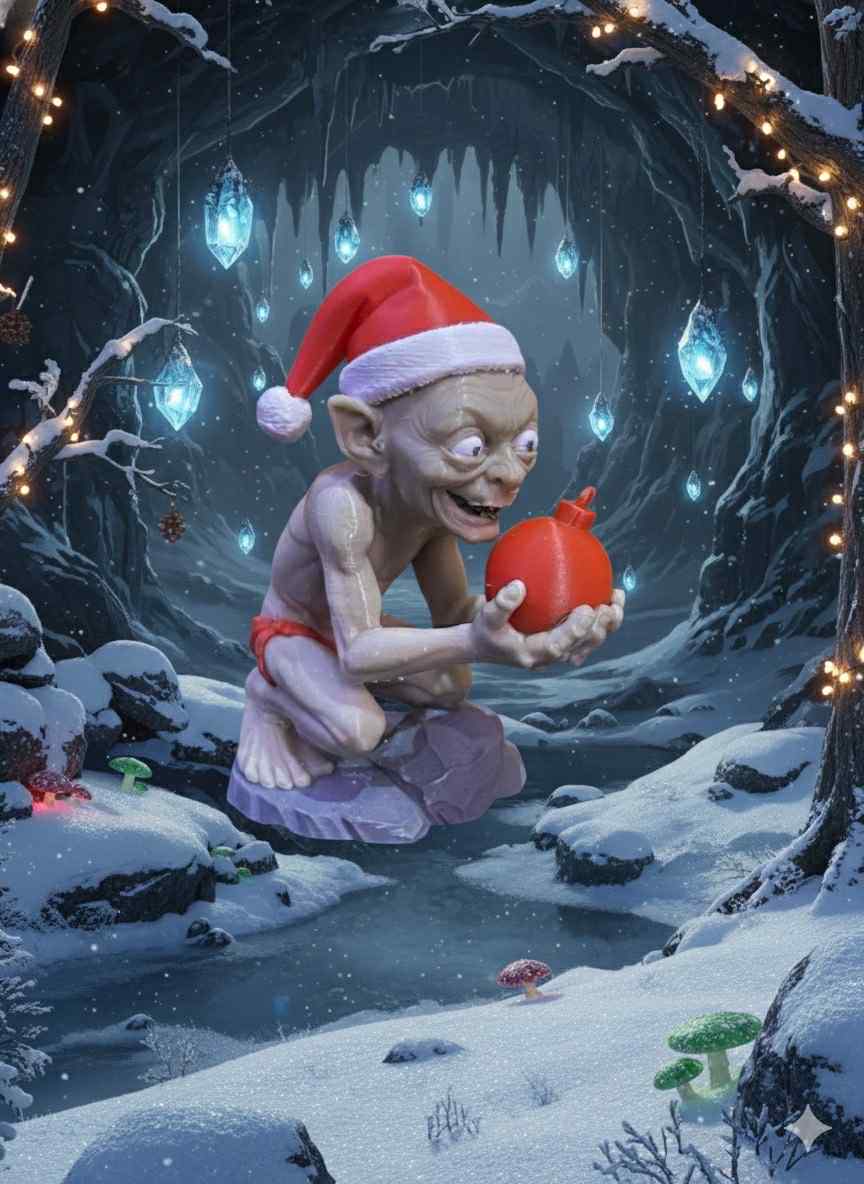 Christmas Gollum - My Preciousss