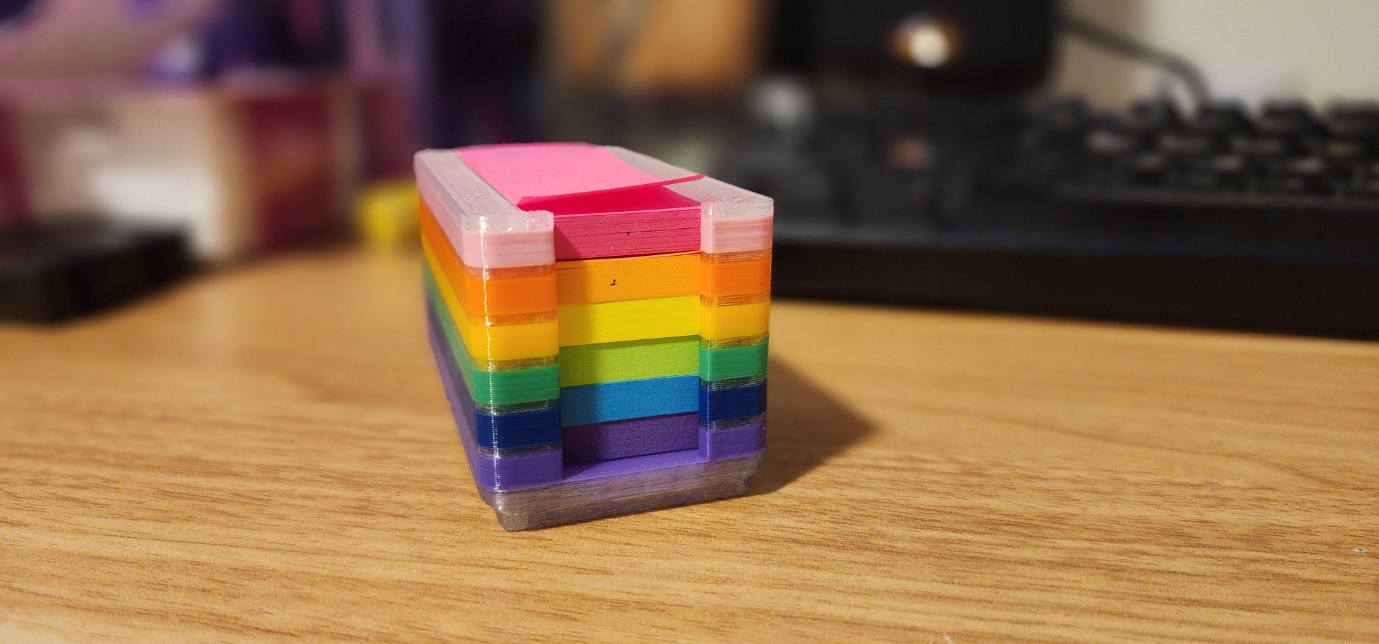 Gridifinity Sticky Note Holder