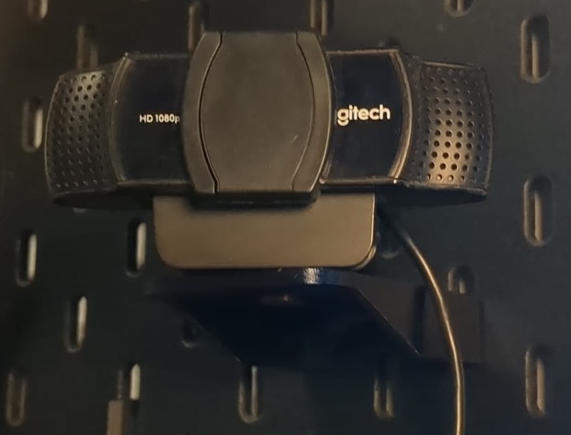 IKEA Skadis Webcam Mount - Optimized Top Mount